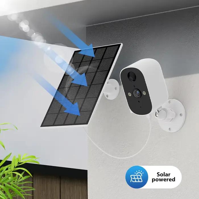 Caméra de sécurité solaire XVIM 1080P sans fil WiFi 2K