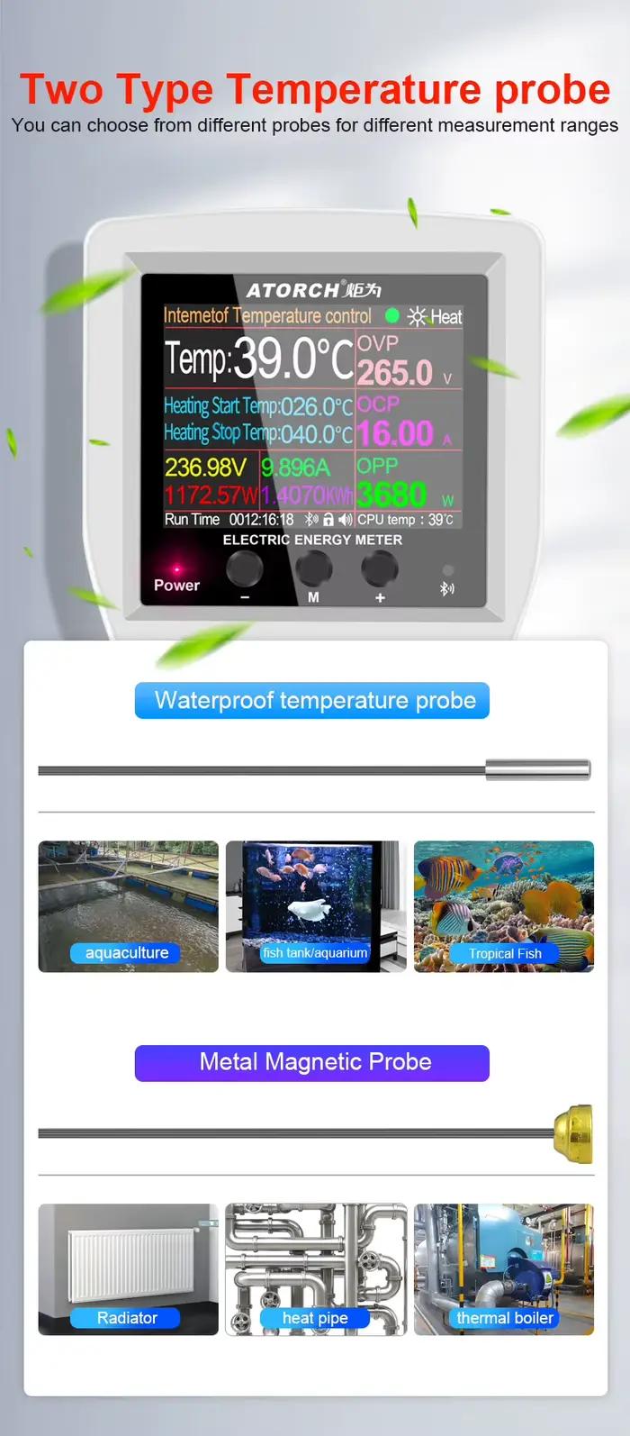 16A AC220V Tuya WIFI Thermostat numérique prise incubateur régulateur de température avec minuterie interrupteur