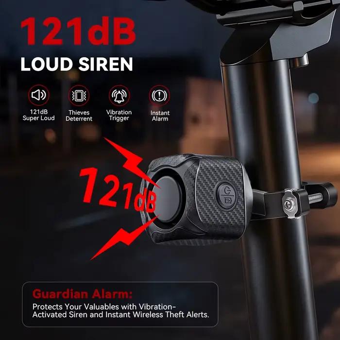 Extractme Alarme bidirectionnelle pour moto et vélo