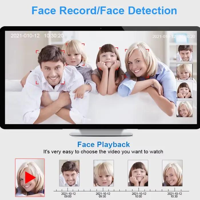 Caméra IP/POE 5MP avec audio