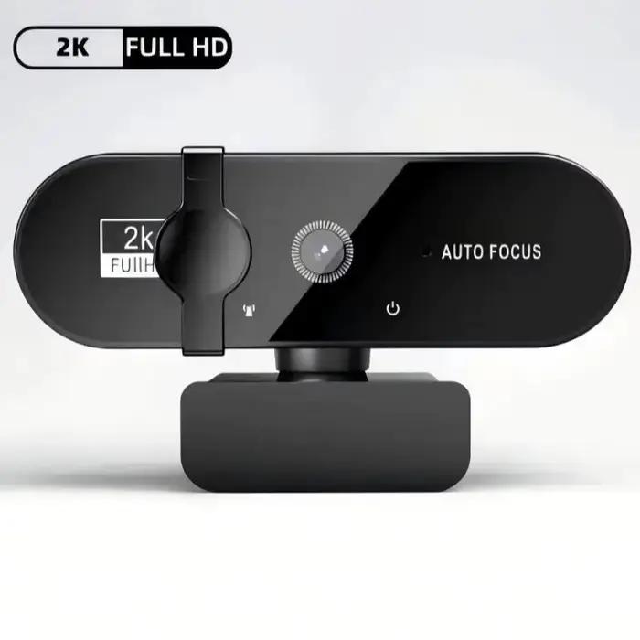 Webcam 4K dtvane avec mise au point automatique et microphone intégré pour visioconférences et cours en ligne