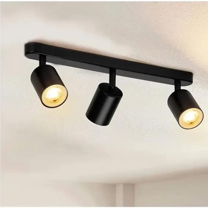 Plafonnier LED GU10 avec 1/2/3/4 Têtes