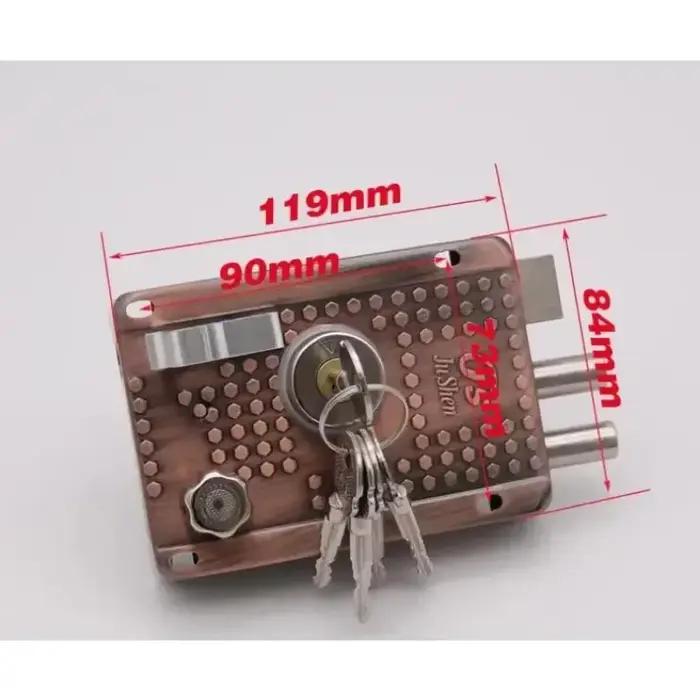 Serrures de porte extérieures en fer
