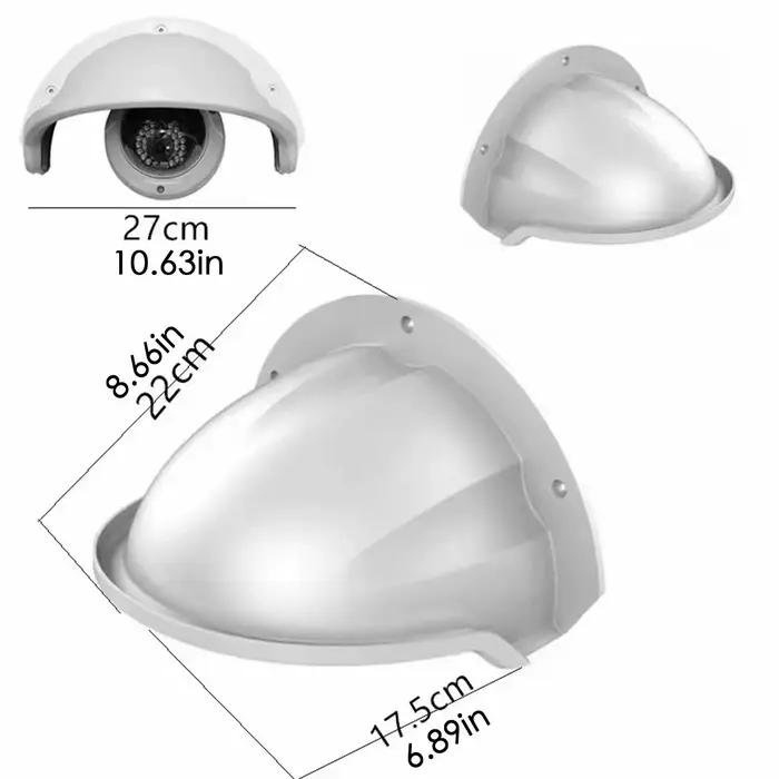 Housse de protection anti-poussière et anti-pluie pour caméra de sécurité murale