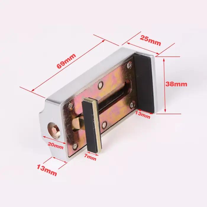Serrure à clé de sécurité pour portes coulissantes