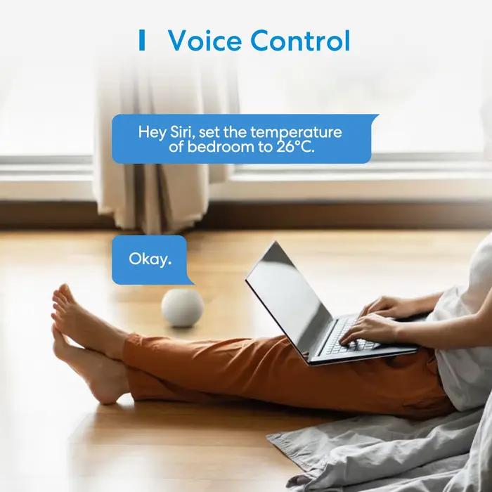 Thermostat WiFi intelligent Meross pour système de chauffage électrique par le sol