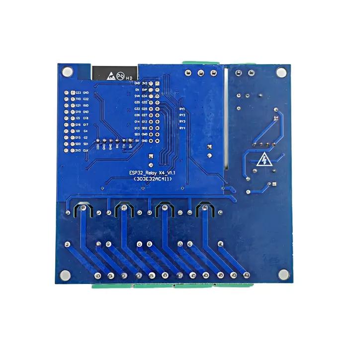 Tasmota ESP32-Relay X4 Relais à impulsions/autobloquant compatible avec Home Assistant