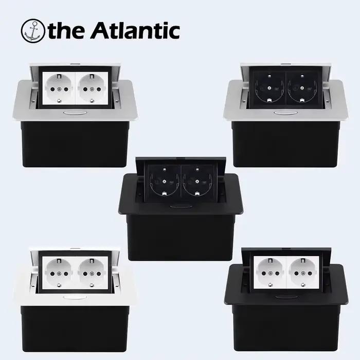 Prise Standard ue couvercle en aluminium de bureau