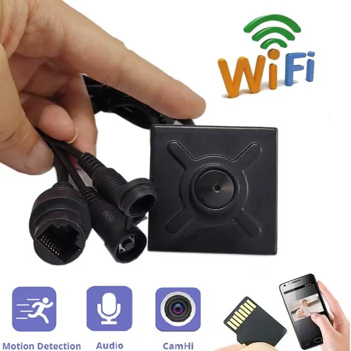 Mini caméra IP WiFi IMX307 HQCAM pour surveillance nocturne haute qualité résistante aux dommages à installer partout maison bureau occasionnels vacations