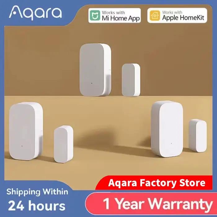 Aqara capteur de porte fenêtre Zigbee connexion sans fil alarme intelligente Mini