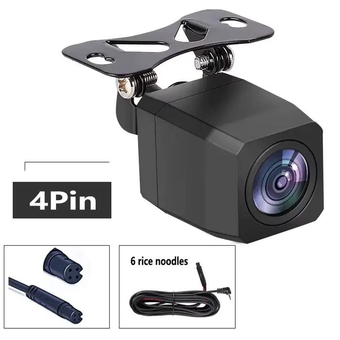 Caméra de recul HD couleur 1080P 4 broches avec vision nocturne étanche et anti-choc