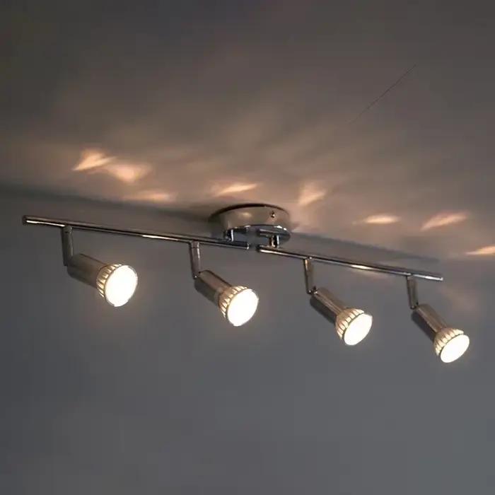 Plafond de cuisine rotatif Angle réglable GU10 ampoule LED lampe de Bar vitrine appliques murales salon armoire Spot éclairage