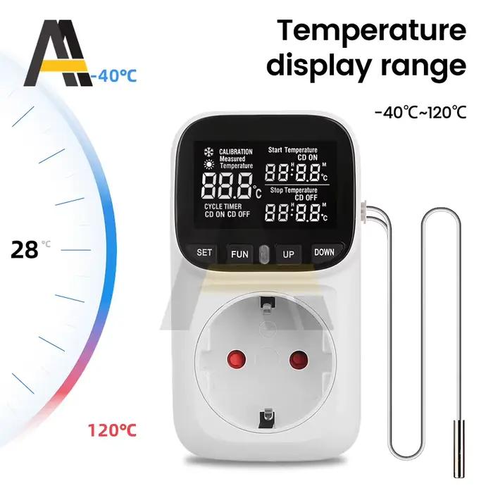Thermostat à affichage numérique LCD