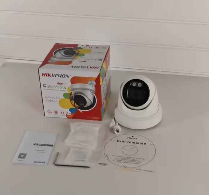 Hikvision 8MP caméra IP DS-2CD2387G3-LI2UY lumière hybride intelligente ColorVu intégré double micro 4K 24/7