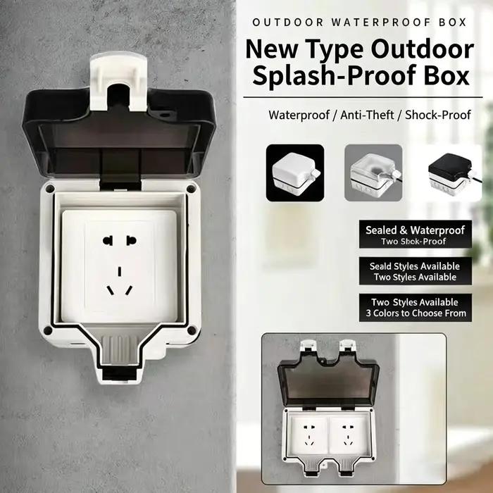 Boîte murale étanche IP66 pour utilisation extérieure