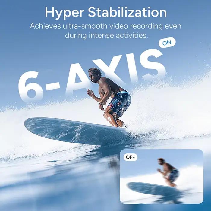 Caméra d'action SJCAM UHD 4K Wifi avec écran tactile de 2