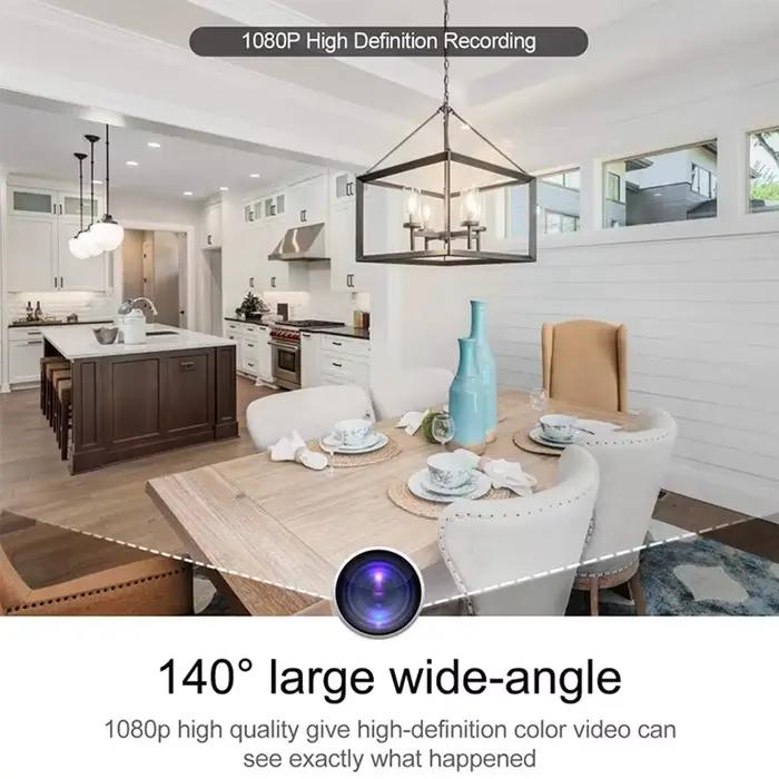 Full HD 1080P réveil Mini caméra sans fil Wifi contrôle DVR caméscope Surveillance à domicile moniteur vidéo