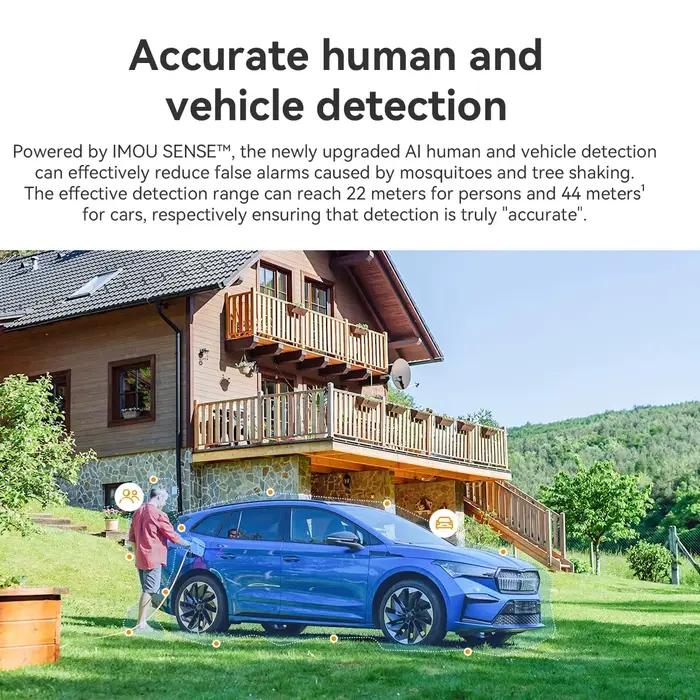 Caméra de surveillance extérieure IP PT 10 MP