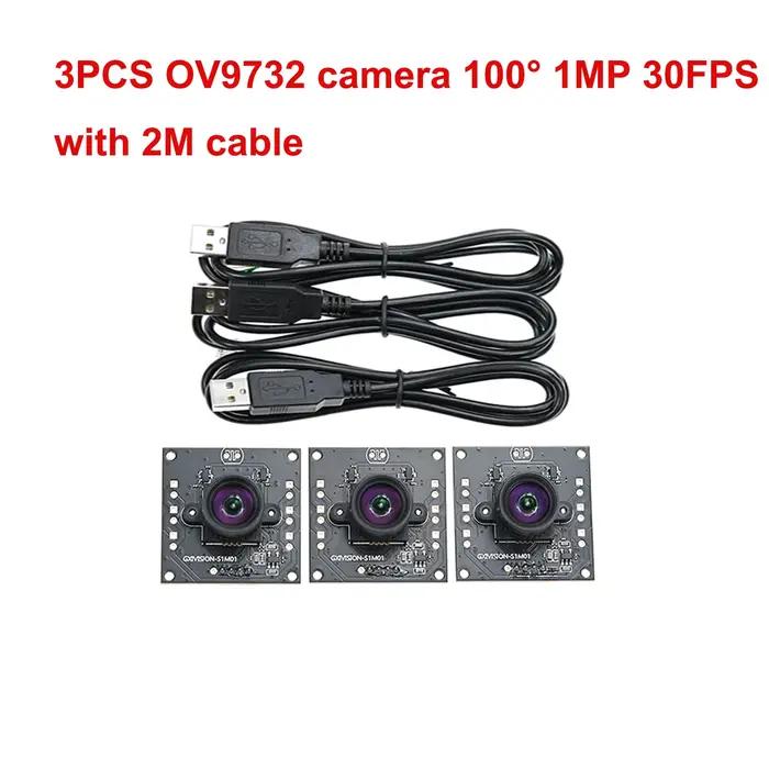 Module de caméra USB GXIVISION IMX179 /OV2735/OV9732/OV2710 100 degrés 30fps 2M Cbale sans distorsion
