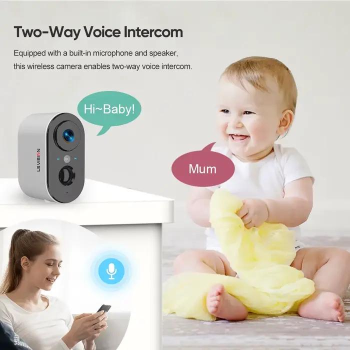 LS VISION UBOX 4G caméra de sécurité Wifi extérieure 4MP