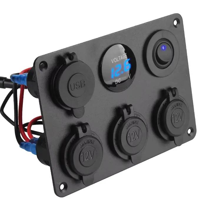 Panneau de prise 24V 12V