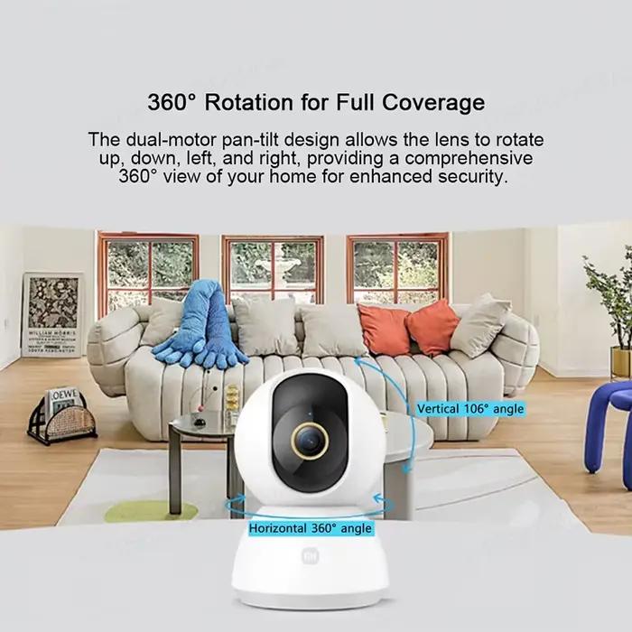 XIAOMI – caméra Wifi intelligente de sécurité domestique PTZ 2K