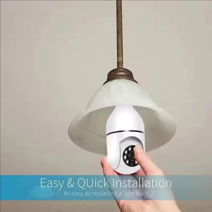 Caméra ampoule sans fil Wifi E27