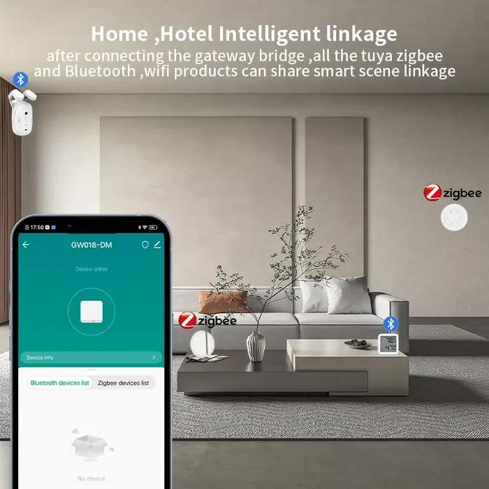Passerelle multi-mode Tuya Smart Zigbee+ Bluetooth pour l'automatisation de la maison