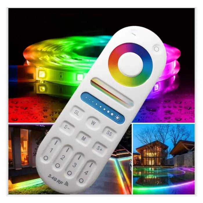 Wifi Alexa Voice 5 en 1 contrôleur d'assistance Google 5CH RGB RGBW CCT variateur Bluetooth bande lumineuse LED IOS