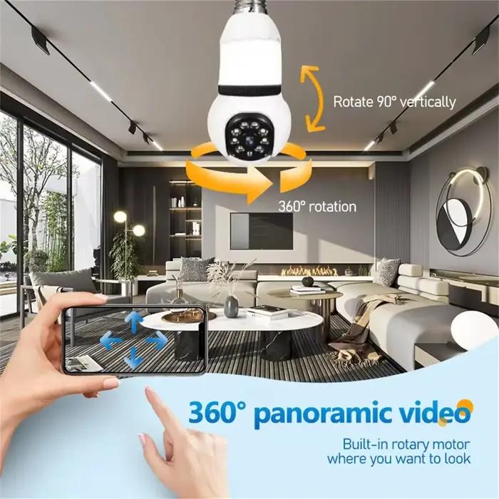 Caméra WiFi LED E27 5MP