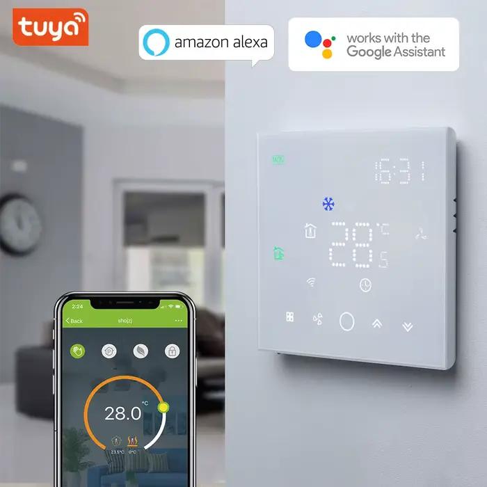 Prise en charge du contrôleur de ventilateur sans fil Tuya WiFi Smart ThermoandreResubdivision
