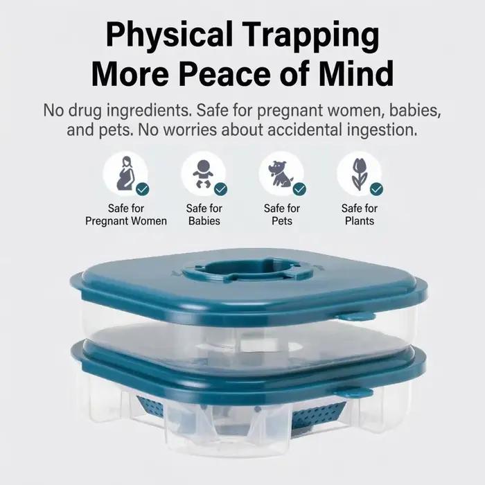 Boîte piège à cafards réutilisable