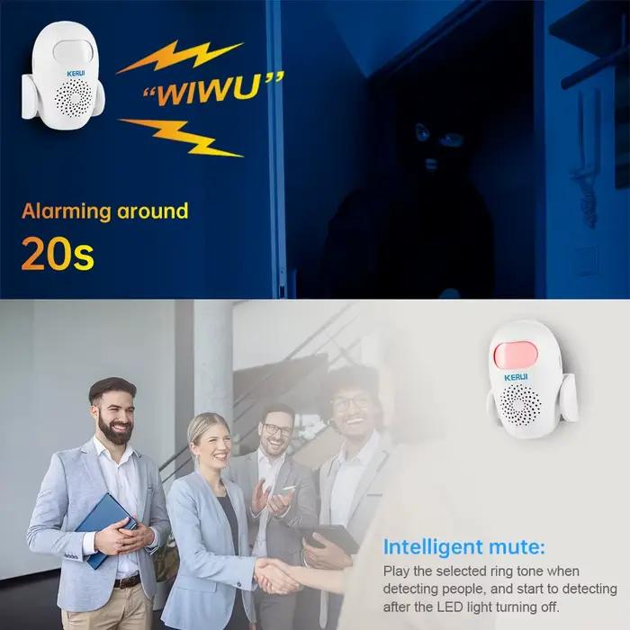 KERUI M120 détecteur de mouvement intelligent alarme PIR infrarouge antivol