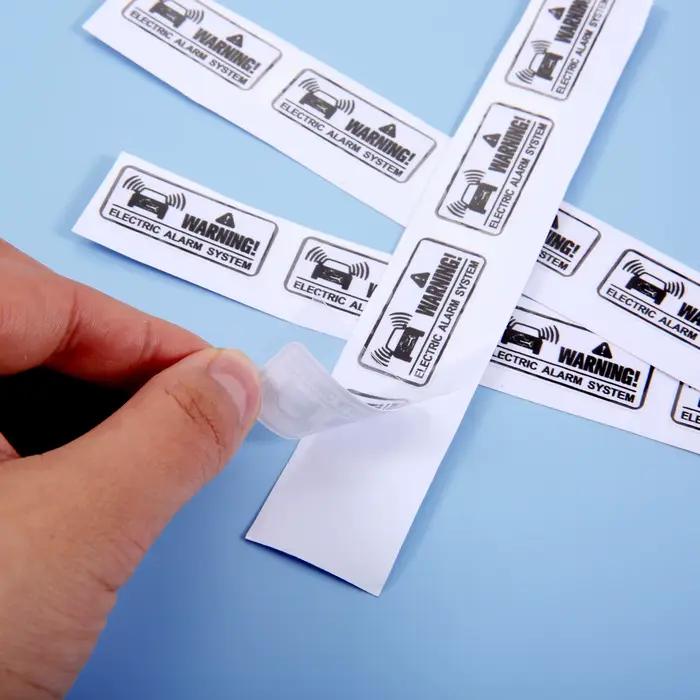 Autocollant pour système d'alarme à l'iode