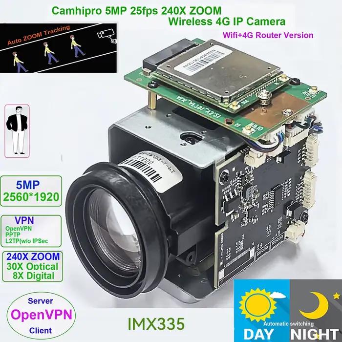 Camhi 5MP 240X ZOOM 4G sans fil