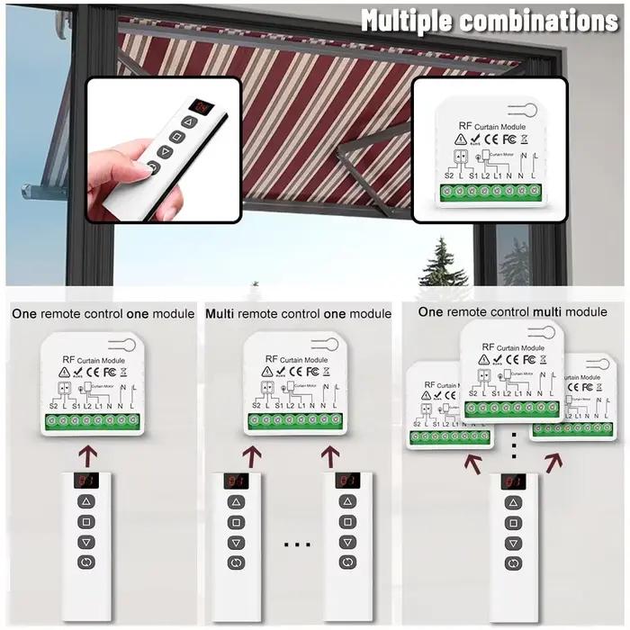 Volet roulant électrique pour porte de garage