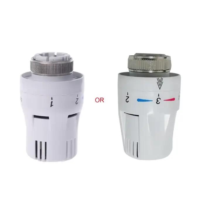 Chauffage liquide de type droit réglable de soupape de commande thermostatique de radiateur