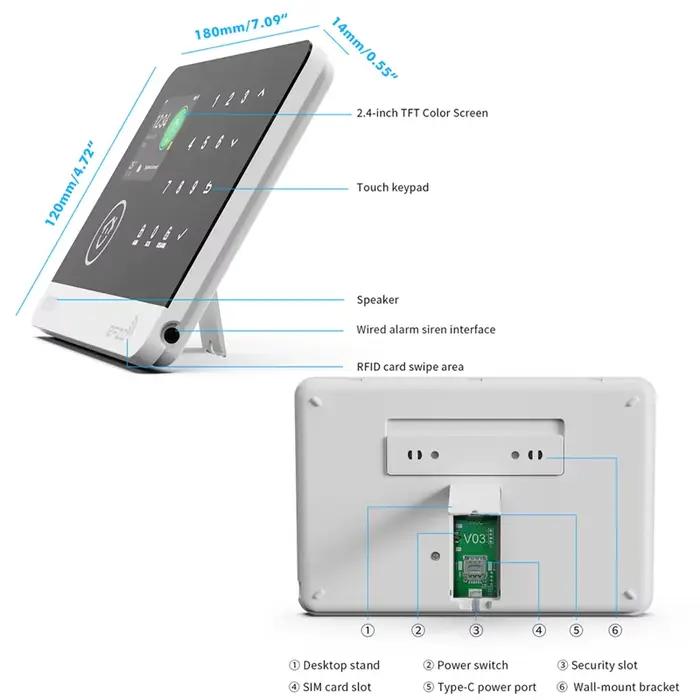 Tuya – système d'alarme de sécurité domestique intelligent