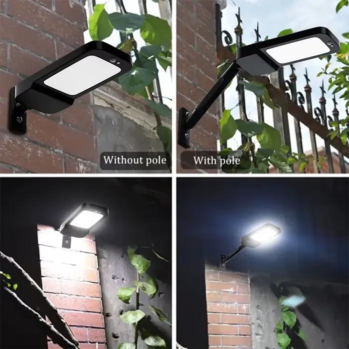 Lampe d'éclairage solaire extérieur avec détecteur de mouvement-lumières LED à énergie