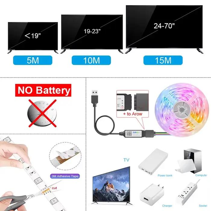 Lumières Led WIFI pour salle