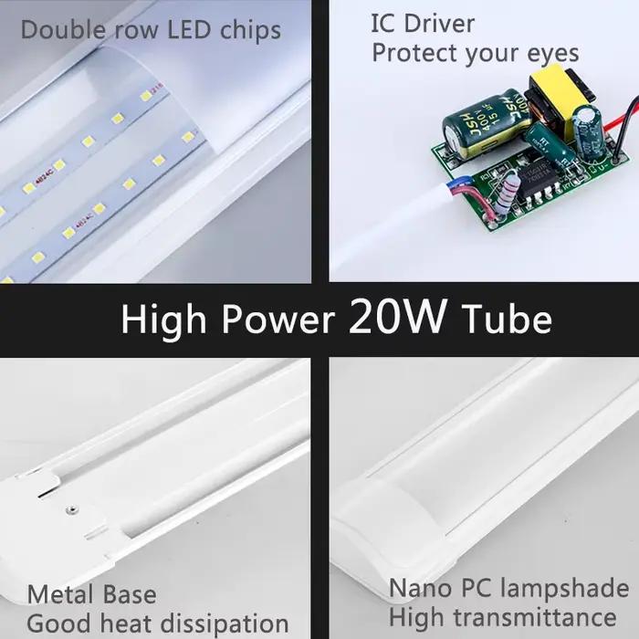 Lampe de placard à LED sous la lumière de l'armoire 110V 220V barre