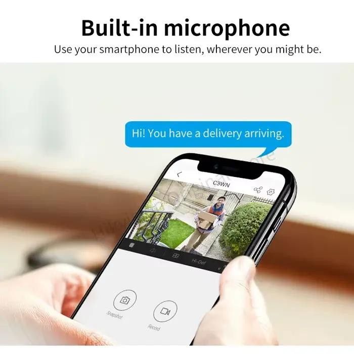 Hikvision – Mini caméra IP 4MP AcuSense à installer au plafond
