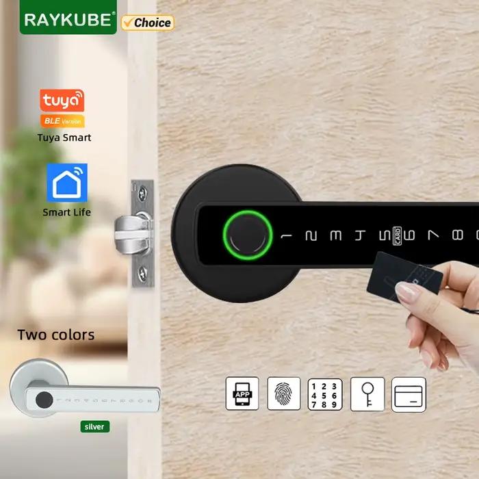RAYKUBE M5 Tuya BLE serrure de porte intelligente à empreintes digitales