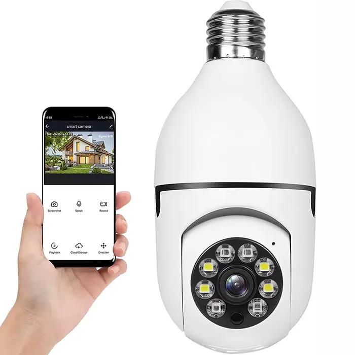 Caméra ampoule 360° ° Caméra IP pivotante 1080p