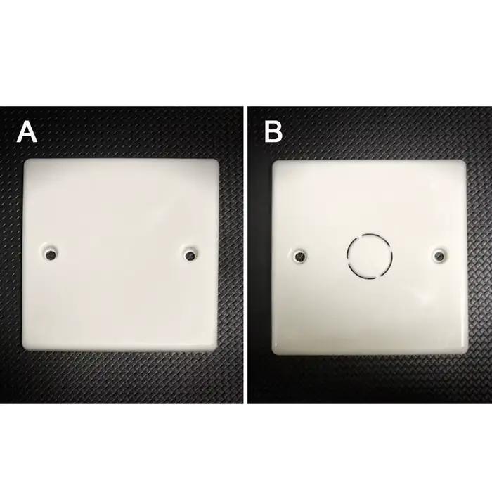 Lot de 10 caches-prises en plastique type 86