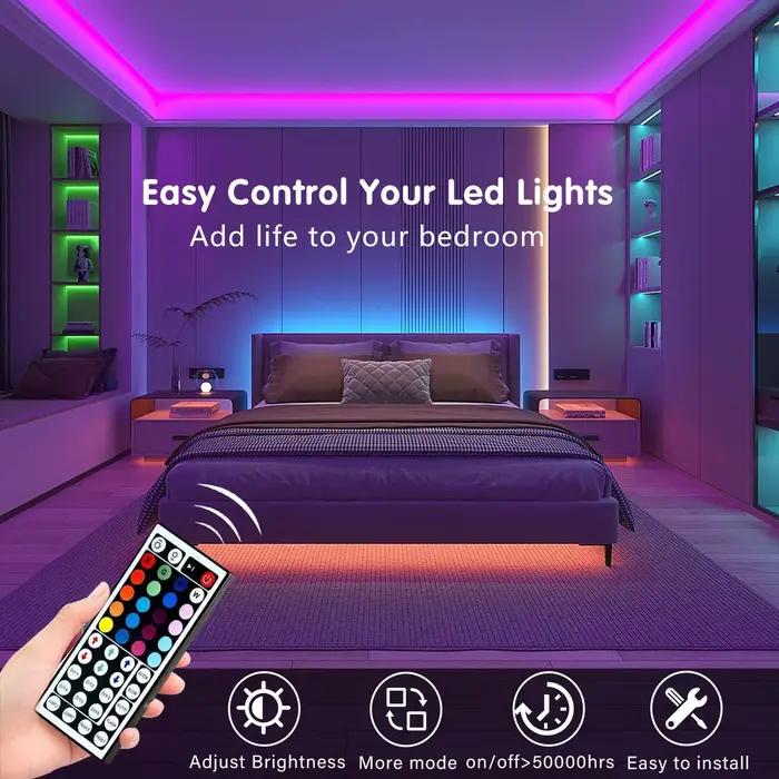 Bande lumineuse Led avec télécommande à 44 touches