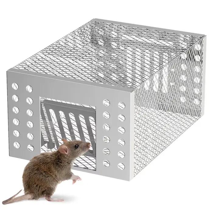 Piège à rats humain avec porte à double ouverture à sens unique