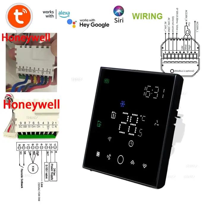 Prise en charge du contrôleur de ventilateur sans fil Tuya WiFi Smart ThermoandreResubdivision