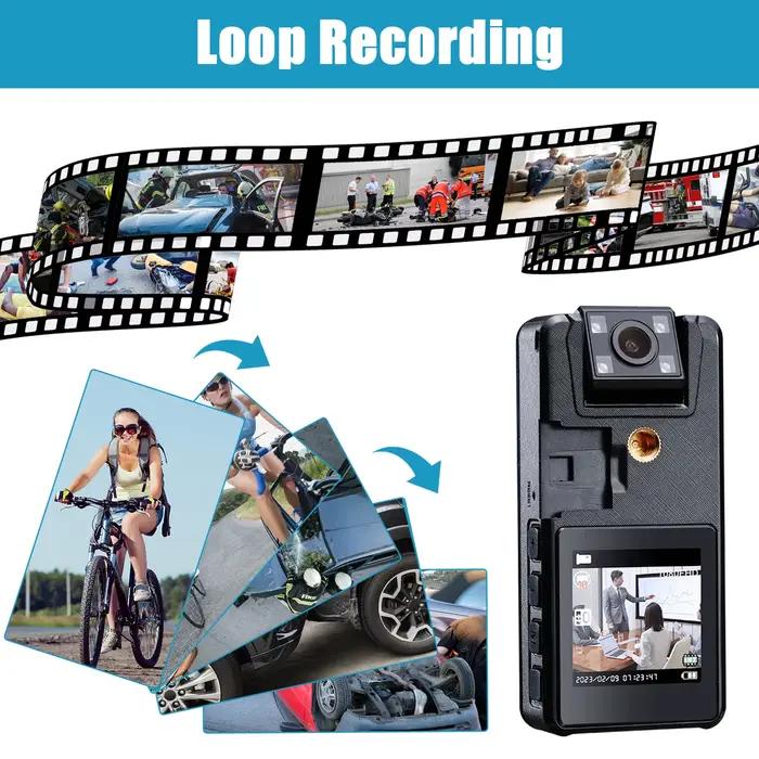 Mini Caméra Vandlion A39 Full 1080P HD avec Batterie 3000mAh pour Vidéos et Photos en Haute Définition Occasions Sportives et Voyages