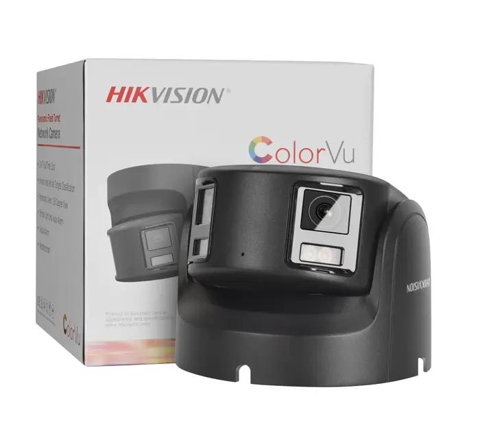 Hikvision 8MP caméra DS-2CD2387G2P-LSU/SL 4K tourelle panoramique ColorVu couleur nuit intégré micro haut-parleur lumière stroboscopique alarme Audio